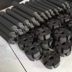 1.61 G/Cm3 Smooth Vibration Graphite Block For Furnace Parts Or Heating Elements