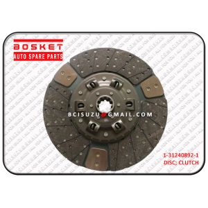 High Performance Iron Isuzu Clutch Disc For Cxz51k 6WF1 1312408921 1-31240892-1
