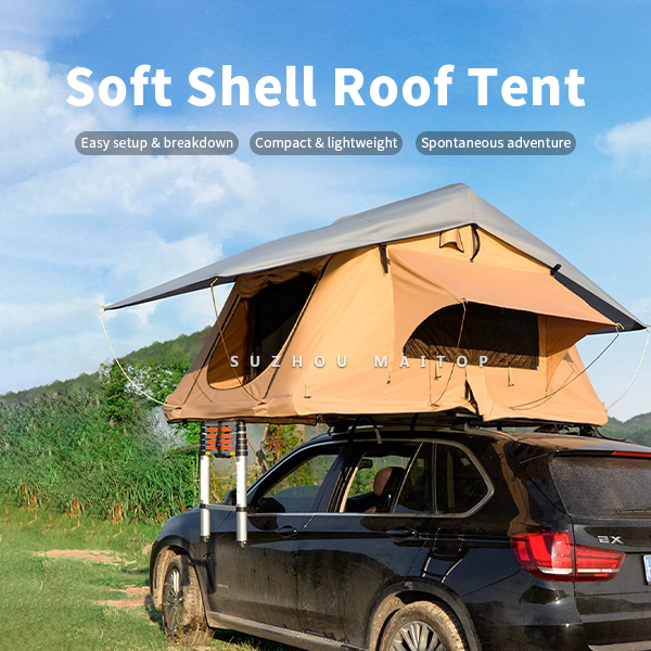 Car top tent exterior view