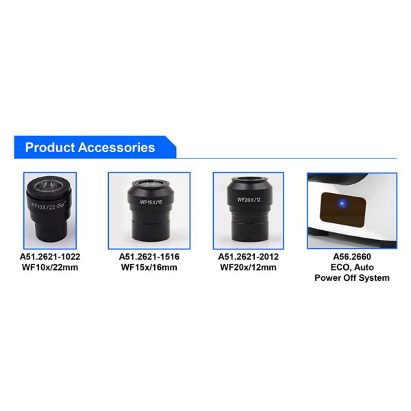 Binocular Wide Field Fluorescence Microscopy A16.2614 40X - 1600X Magnification