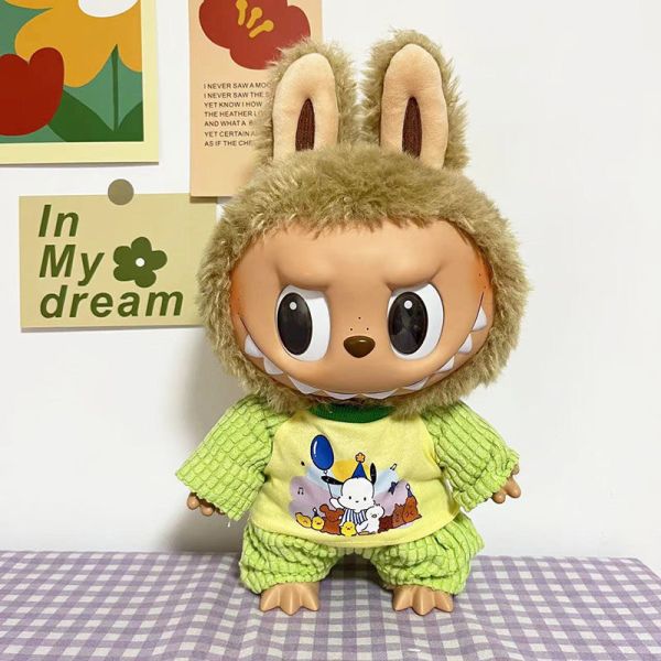 Best Price Labubu doll cloth Sweater Toy Cloth Colorful Suit Set Labubu Cartoon Dress