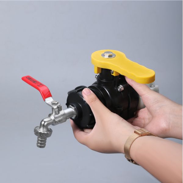 Reducing Adapter Coupling S60x6 Thread To 1/2" 3/4" 1" For IBC Tank Fitting Hose Water Drain