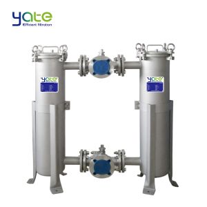 China Stainless Steel 304/316 Industrial Bag Filter Housing for Liquid Filtration on sale