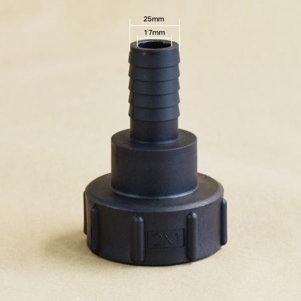 ODM Round Head Plastic Valve Accessories IBC Fitting Coarse Thread Adapter Connector