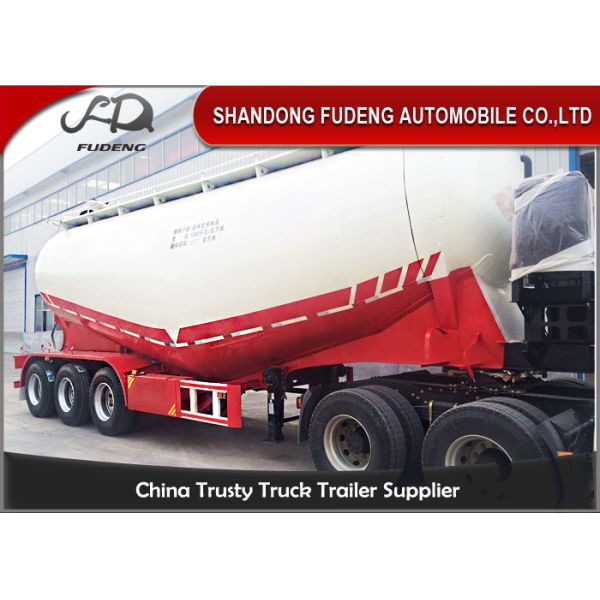 50 m³ Bulk Cement Tanker Trailer Single Compartment Dimension 11.5m × 2.5m × 4