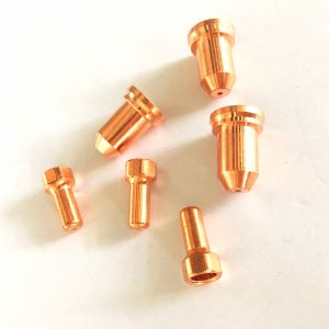 Imported Copper Esab Plasma Torch Parts Pt80 Plasma Nozzle And Electrode