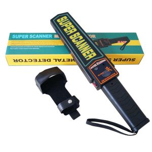 Portable Metal Detector Alarm Hand Held Metal Detector with 9V battery led alarm