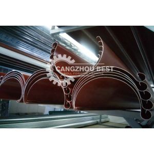 Round Down Spout Roll Forming Machine For Aluminum Or Galvanized Steel