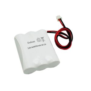 Quality AA Emergency Exit Light Batteries Pack NiCD AA900mAh 3.6V SBS Rechargable for sale