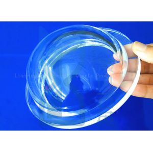 Customized Milky White Large Arc Quartz Cylinder Both Ends Open Precision Glass Machining Quartz Glass Cylinder