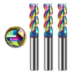 Hot Sales High Precision 3-Flute DLC Coated Carbide Roughing End Mills Milling