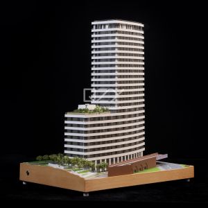 BBC Televation Centre Model Miniature Acrylic Architecture Model 1/150