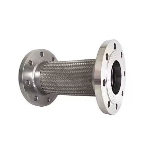 High Temperature Resistant Stainless Steel Braided Flex Hose Flange Metal