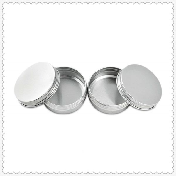 Food Grade Round Cosmetic Cream Jar Screw Cap Lid Empty Lotion Jars