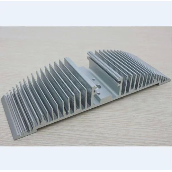 Buy Good quality silver anodized extruded led aluminum heat sink at wholesale prices