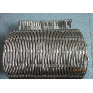 AISI316 Ferruled Stainless Steel Rope Mesh Rust Resistant For Architecture