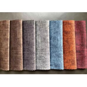 Woven Suede Sofa Fabric , 330gsm Heavy Microsuede Fabric