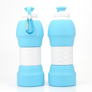 Eco Friendly 580ML Unique Squeeze Silicone Sports Bottle