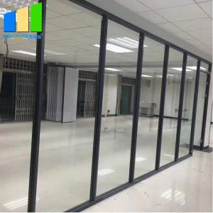 EBUNGE 10mm Environmental Aluminum Tempered Single Glass Office Partition Walls