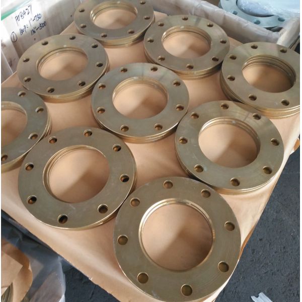 Buy Pn16 Flat Face Carbon Steel Forged Flange And Pipe Fittings Anti Rust Oil at wholesale prices