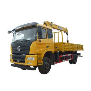 Dongfeng 4x2 10ton Mobile Cargo Truck With GSQS Crane