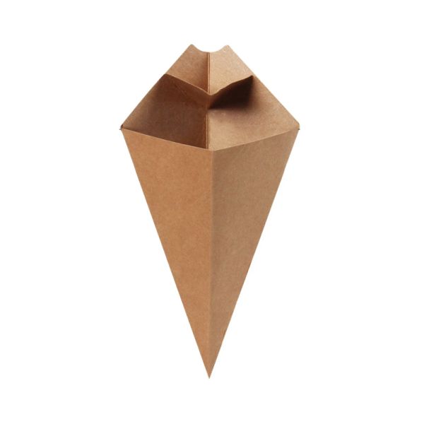 Kraft Paper Chips French Fries Boxes Take Out Containers Packaging For Pastries Charcuterie