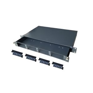 1U Sliding Singlemode LC MTP MPO Fiber Enclosure
