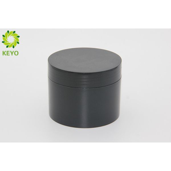 Buy 150g Thick Wall Body Butter Jars Round Black PP Plastic Body Polish Containers at wholesale prices