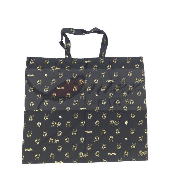 Buy Black 6oz Printing Canvas Foldable Reusable Grocery Bags Attractive Design at wholesale prices
