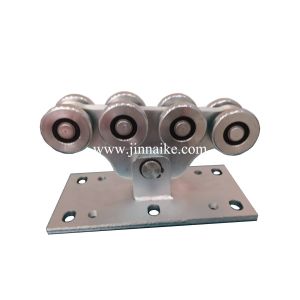 Silver Zinc Plated Gate Stoppers With Black Rubber