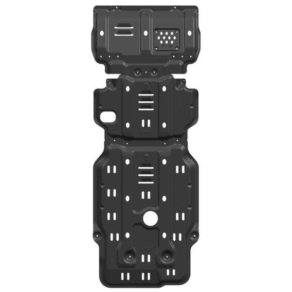 Customized 3.5mm cold-rolled steel skid plate for 2018-2019 Toyota Tundra direct sale