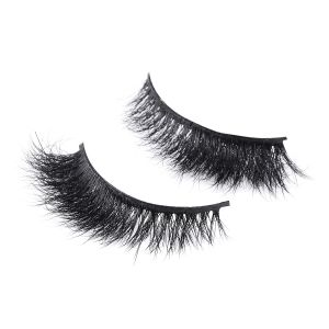 Fluffy False Lashes Faux Mink , 20mm Wispy Faux Mink Lashes