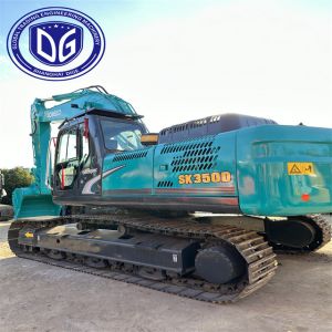 SK350 Used 35Ton Kobelco Large Crawler Excavator Construction Equipment