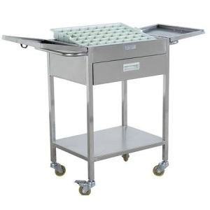 China Medical Trolleys Hand Cart For Nurse Ward Medicine Dispensing on sale