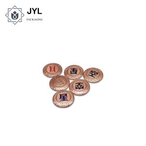 China Zinc Alloy Embossed Metal Sticker Labels Multipurpose Practical on sale