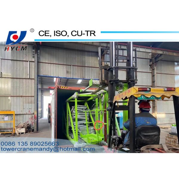380V/60Hz Hydraulic Tower Crane 60m Arm Topless Types of Tower Crane 11.7m Counter Jib Electric Tower Crane