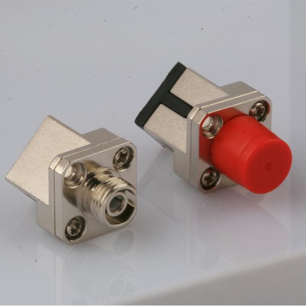 FC/PC-SC/PC Hybrid Bronze Sleeve Square Type Fiber Optic Hybird Adapter