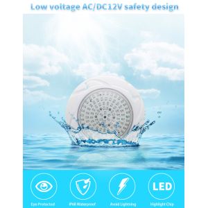 SMD2835 Inground Vinyl Pool Light 150x81mm WiFi Switch Control