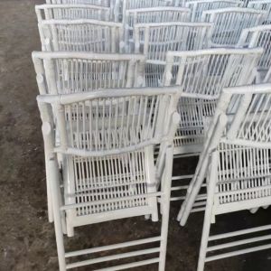 Rattan / Wicker Seat Back Material Customized Colour Rustic Bamboo Folding