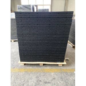 50*50cm Recycled Tire Rubber Floor Tiles and Mats for Gym and Home