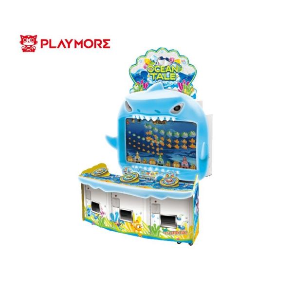 Buy Teenagers Blue Video Arcade Fishing Game Machines 42'' LCD D1012*W1600*H2348MM at wholesale prices