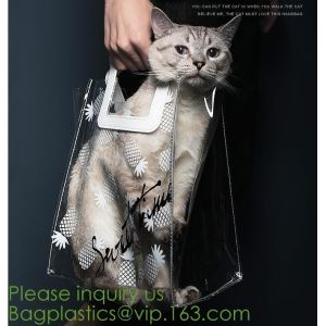 Fashionable big colorful Laser PVC shopping storage bag with handle and accept