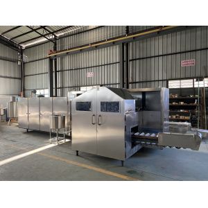 Stainless Steel Ice Cream Cone Baking Machine 380V 8kg/H