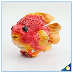 Enamel Metal Fish Shape Jewelry Box Hand Painted Trinket Box SCJ783