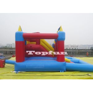 20ft Inflatable 4 in 1 Combo Jumping Castle Jump And Slide With Plastic Ball Pit