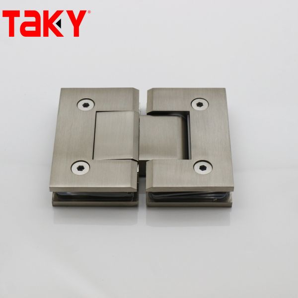 Morden Style Solid 180 Degree Brushed Shower Room Glass Door Hinge