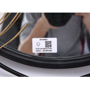 Round Home Classical Metal Black Gold Leaf Wall Mirror