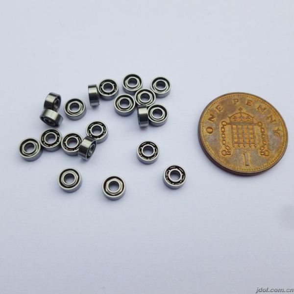 Buy Chrome Steel Deep Groove Ball Bearing , Miniature Skateboard Wheel Bearings at wholesale prices
