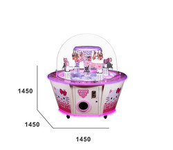 Newly designed multiplayer gift candy prize out machine coin operated game