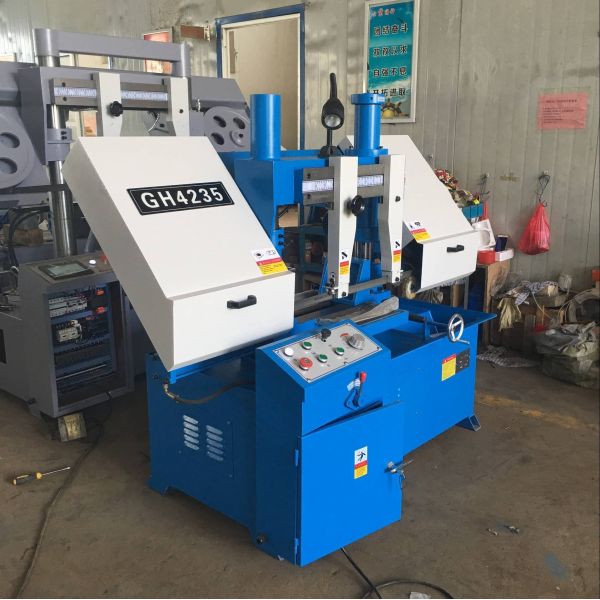 GH4235 Double column cutting capacity 350-350*350 horizontal band saw machine Price